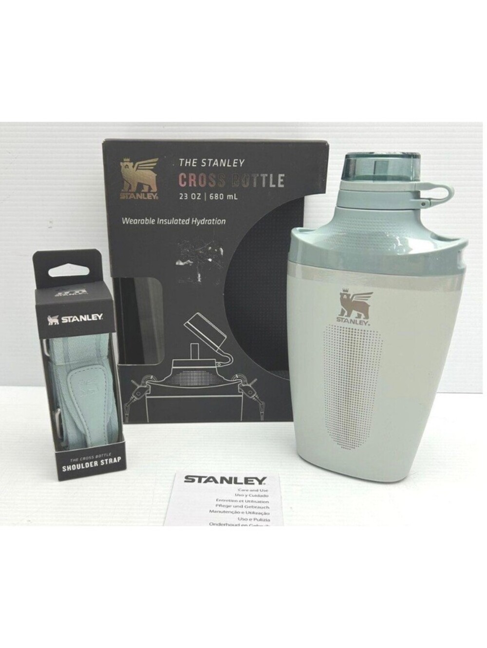 Stanley Cross Bottle 23 oz Wearable Hydration NIB - Mist